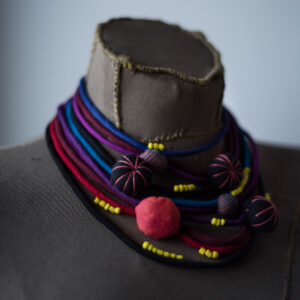 Textile and beads