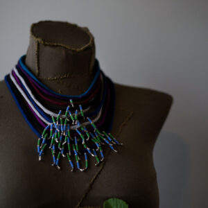 Textile and beads