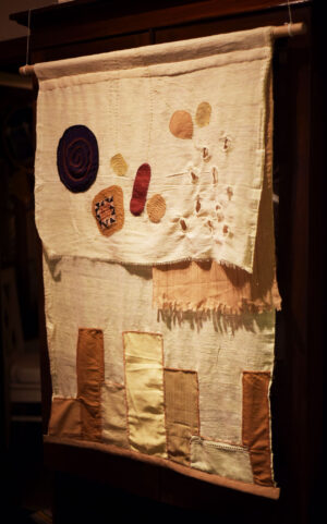 Upcycled fabric, applique & embroidery