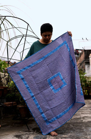 Kantha work on Upcycled fabric